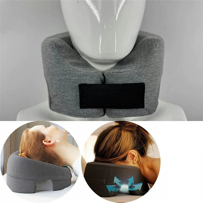 3 in 1 Face Down Pillow Memory Foam Neck Support Travel Cushion for Rest Massage Recovery - 1