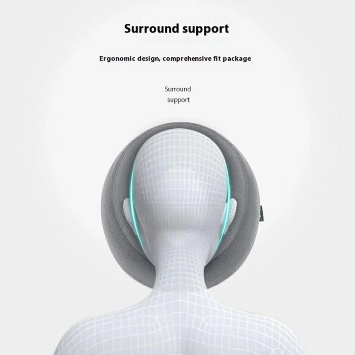 3 in 1 Face Down Pillow Memory Foam Neck Support Travel Cushion for Rest Massage Recovery - 5