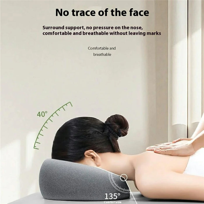 3 in 1 Face Down Pillow Memory Foam Neck Support Travel Cushion for Rest Massage Recovery - 6