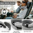Memory Foam Snail Travel Pillow Portable U-Shaped Airplane Office Nap Neck Support Pillow - Grey - 2