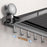 44cm Retractable Towel Rack Bathroom Suction Cup Mount Foldable Shelf with 6 Hooks - 3