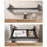 60cm Retractable Towel Rack Bathroom Suction Cup Mount Foldable Shelf with 8 Hooks - 6