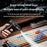 Multifunction Mini Handheld Turbo Fan USB Rechargeable High Speed Portable Blower - Black - 3