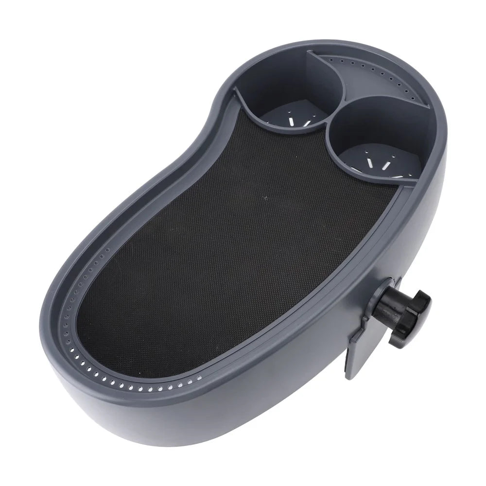 Non Slip Hot Tub Caddy Tray Adjustable Spa Side Table Plastic Drink Cup Holder - 2
