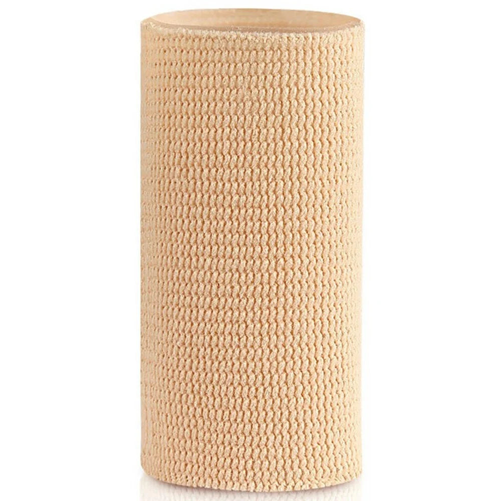 Ankle Support Brace Compression Sleeve Elastic Bandage Foot Heel Protector Gift - Nude - 2