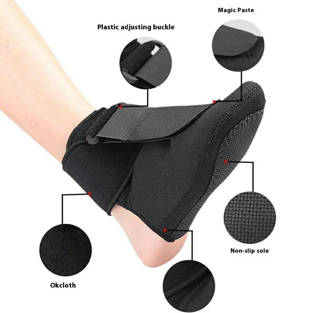 021 Night Splint Socks for Foot Drop Correction, Foot Training Band Plantar Fasciitis Night Stretch Brace - S / 35-39 - 2