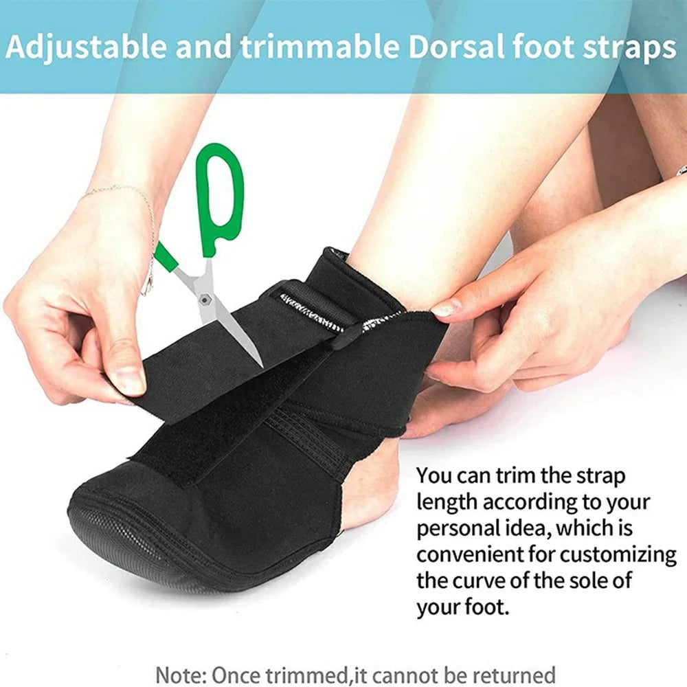 021 Night Splint Socks for Foot Drop Correction, Foot Training Band Plantar Fasciitis Night Stretch Brace - S / 35-39 - 5