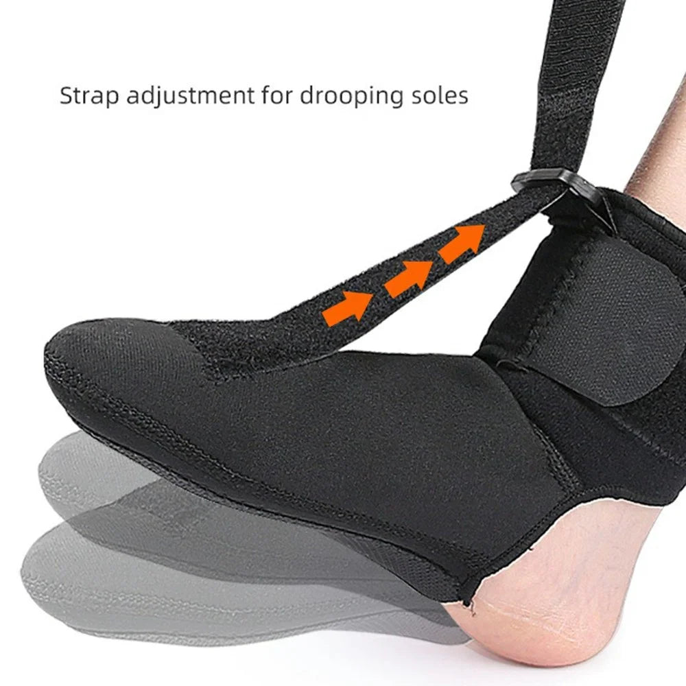 021 Night Splint Socks for Foot Drop Correction, Foot Training Band Plantar Fasciitis Night Stretch Brace - S / 35-39 - 7