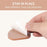 1 Pair Peach Shape Thickened Half Insoles High Heel Cushion Pads Wool Forefoot Inserts - Nude - 3