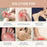 1 Pair Peach Shape Thickened Half Insoles High Heel Cushion Pads Wool Forefoot Inserts - Nude - 4