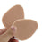 1 Pair Peach Shape Thickened Half Insoles High Heel Cushion Pads Wool Forefoot Inserts - Nude - 7