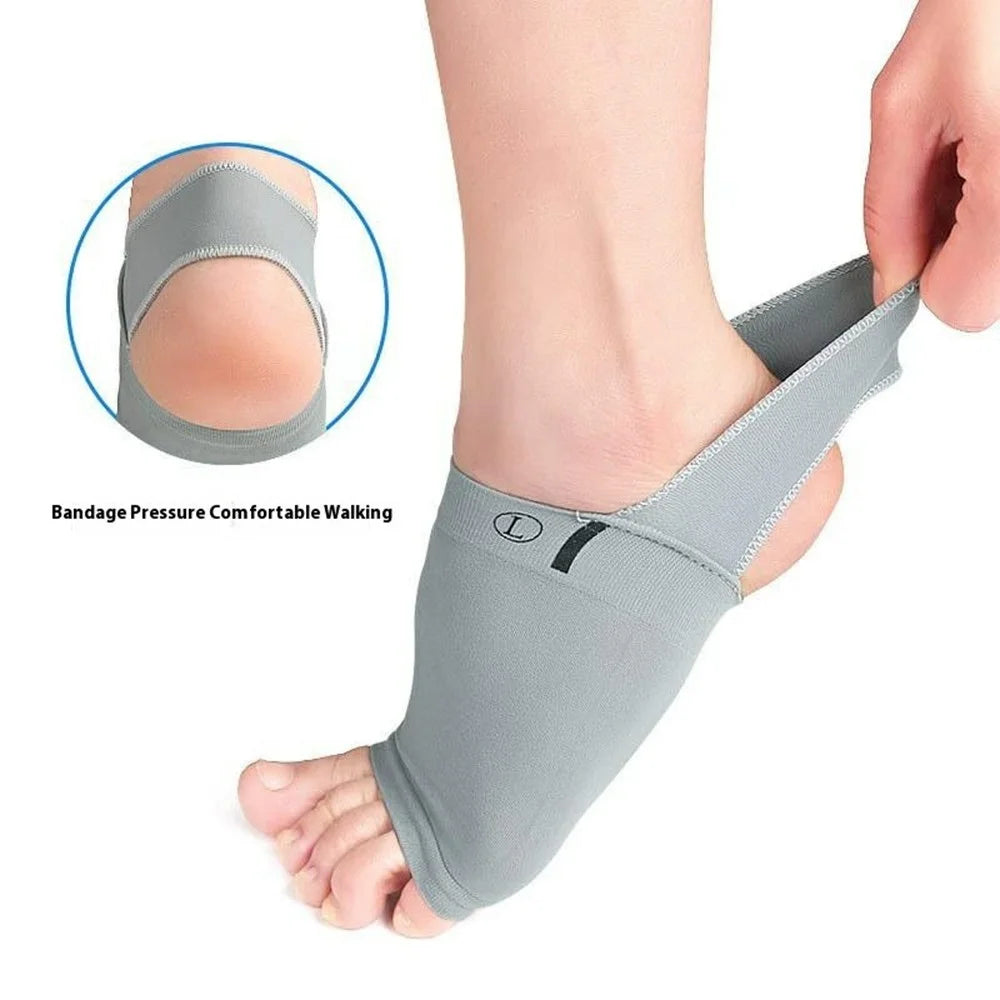 1 Pair Arch Support Brace Sleeves Flat Arch Support Leg Shape Correction Foot Pad Gift For Sports  /  Daily Use - 3