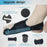 003 Bunion Corrector Adjustable Toe Separator Orthotics Feet Bone Thumb Adjuster Foot Care Tool Gift - Black / Right - 6