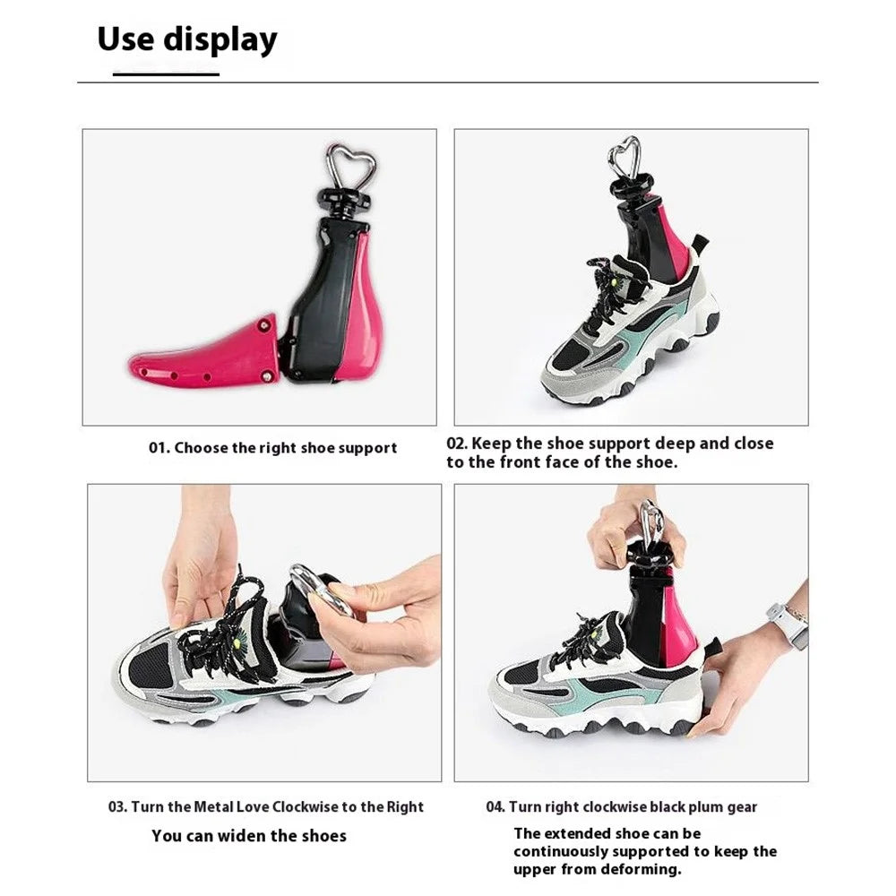 Size S Adjustable Shoe Stretcher Unisex Footwear Expander Widener for Men Women - 6
