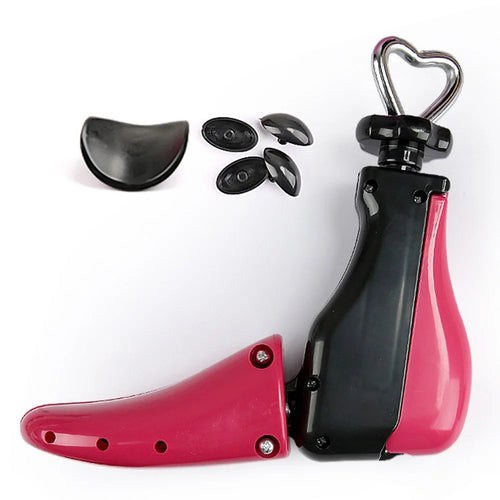 Size L Adjustable Shoe Stretcher Unisex Footwear Expander Widener for Men Women - Rose - 1