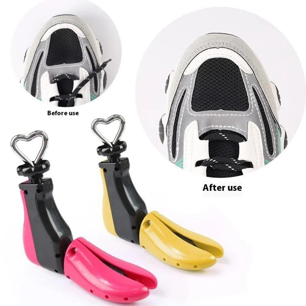 Size L Adjustable Shoe Stretcher Unisex Footwear Expander Widener for Men Women - Rose - 6