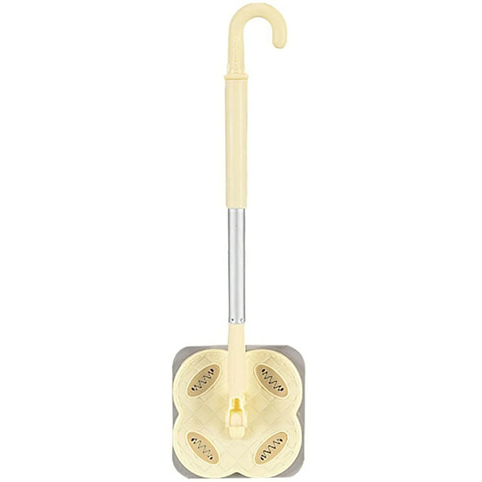 1 Section Pole Household Disposable Face Towel Mop Dust Removal Floor Cleaner - Cream White - 1