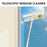 Telescopic Window Cleaner Double Sided Squeegee Squeegee Wet Dry Dual Use Cleaning Tool - Green - 3