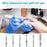 6 PCS Emery Nail Drill Bits Set Cuticle Remover Nail File Heads Manicure Machine Accessories - 3
