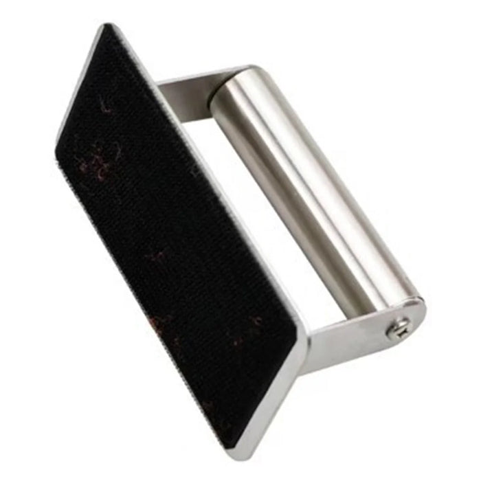 Teppanyaki Griddle Barbecue Grill Pan Cleaning Brush Scrubber Pad with Stainless Steel Handle - 3
