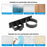 Hair Dryer Holder Wall Mount No Drill Bathroom Organizer for Hairdryer / Straightener / Curling Iron Storage Rack - 2