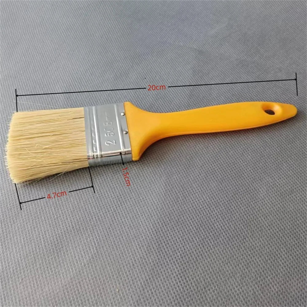 2 Inch Bristle Brush No Shed Plastic Handle Paint Glue Brush For Art  /  Home Improvement  /  Crafts - 2