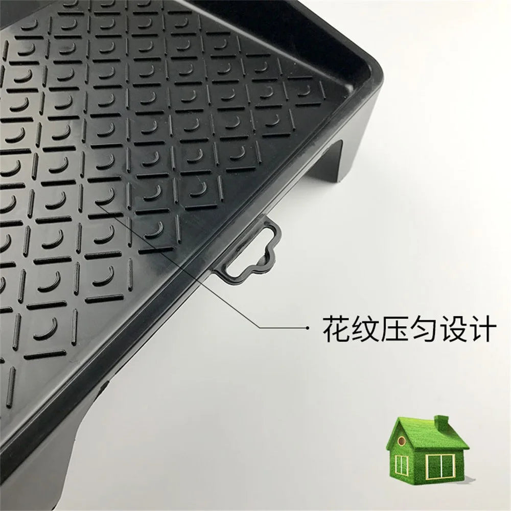 Paint Roller Tray Large Capacity Painting Tool for Latex and Wall Paint Easy Clean Sturdy Design with Handle - 4