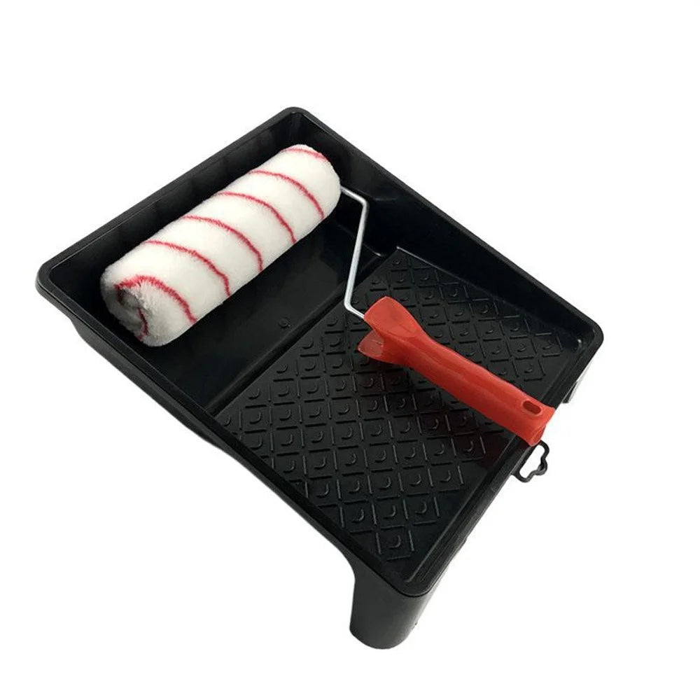 Paint Roller Tray Large Capacity Painting Tool for Latex and Wall Paint Easy Clean Sturdy Design with Handle - 5