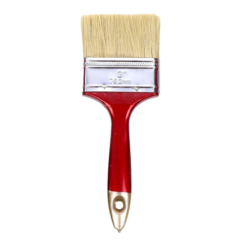 Paint Brush Natural Bristle Cleaning Brush for Latex Paint / Emulsion / Adhesive Application - 1