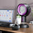 Portable Desktop Air Purifier with Ionizer Smoke Extractor Odor Eliminator Sterilizer USB Direct Plug-In - Black  /  Purple - 3