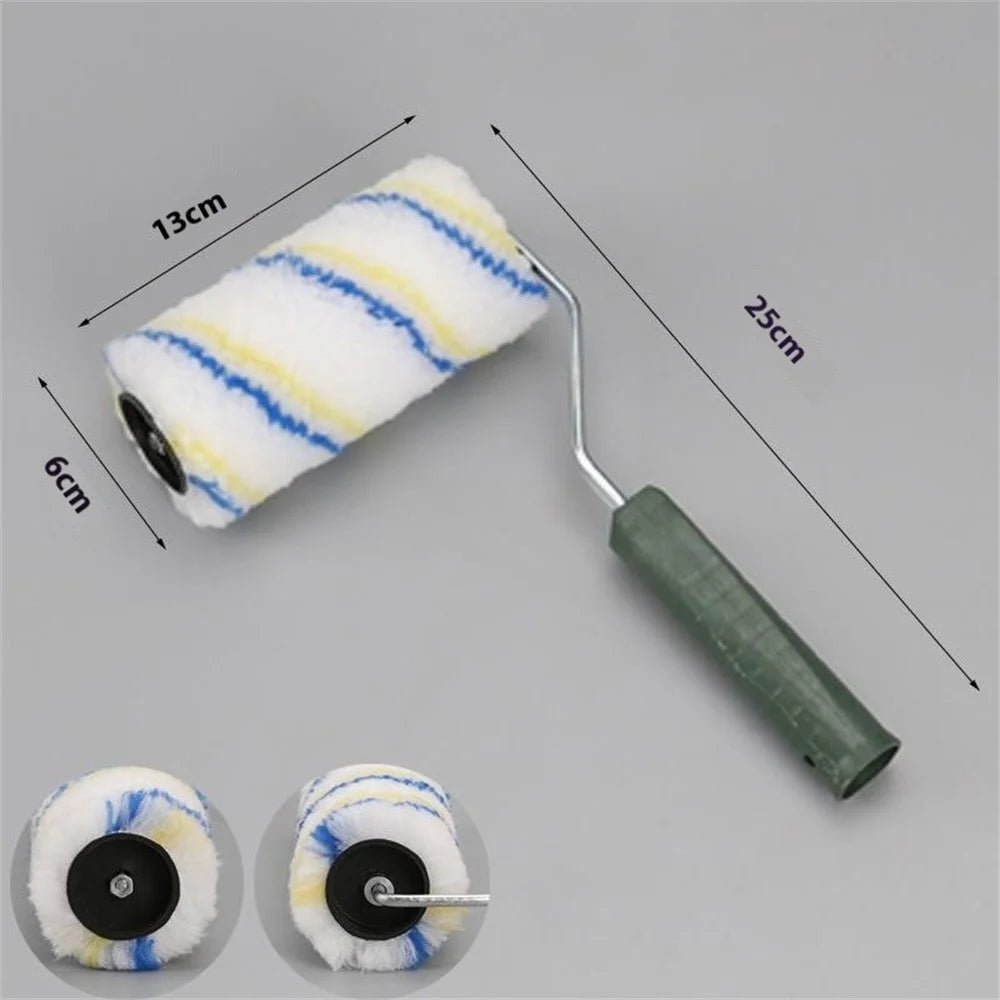 6 Inch Paint Roller Brush Wall Decorating Paint Brush Home Repair Painting Tool - 2