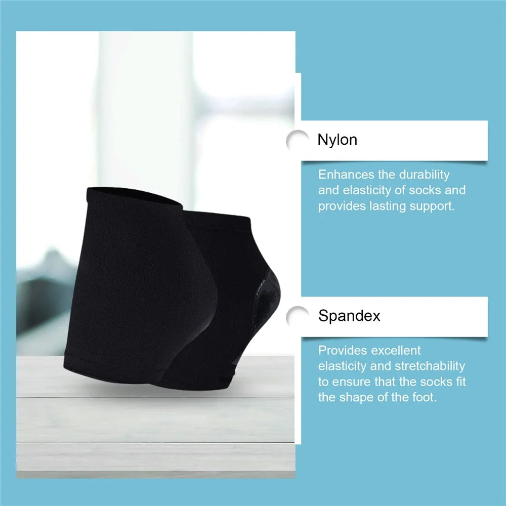 HOUKEA HK-A07-0003-01 Foot Care Socks for Men Women Achy Heels Plantar Fasciitis Relief Socks - 2