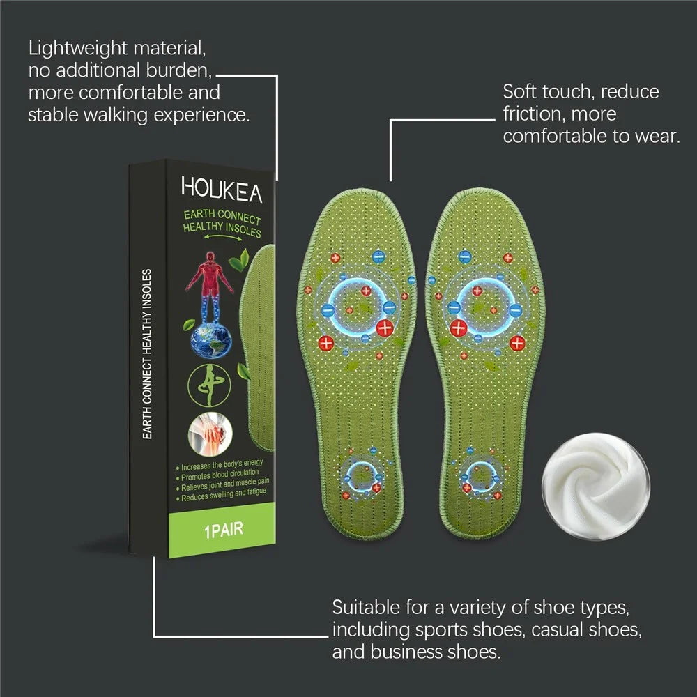 HOUKEA HK-B05-0038-01 Shoe Insoles Elastic Pain Relief Foot Care for Outdoor Sports / Running - 5