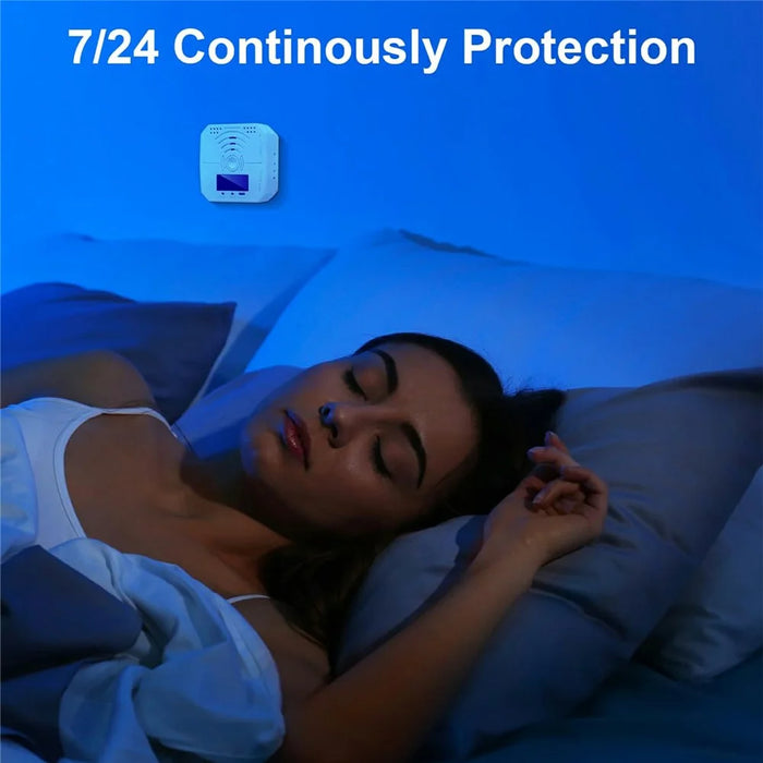 Portable CO Detector Carbon Monoxide Alarm 85dB Alert Digital Display Travel RV Camping Home Use - 4