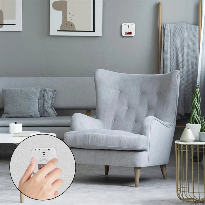 Portable CO Detector Carbon Monoxide Alarm 85dB Alert Digital Display Travel RV Camping Home Use - 6