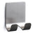 Stainless Steel Razor Holder Wall Mounted Bathroom Organizer Multi-Function Storage Rack Plug Cord Hanger - Natural - 1
