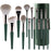 14Pcs Makeup Brush Set Foundation Powder Concealer Brushes with Portable PU Brush Holder - 1