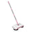 Handheld Push Sweeper 2 in 1 Broom Cleaning Tool Set with 3 Replacement Cloths for Household Use - Pink - 1