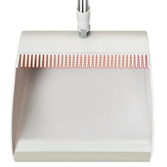 Long Handled Brush and Dustpan Set Upright Standing Dust Pan 180-degree Rotating Sweeping Broom - 6
