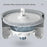 Rotating Single Bucket Mop Hands-Free Spin Mop Floor Cleaning Tool with 3 Microfiber Mop Heads - White - 3