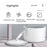 Spin Mop and Bucket Set Hands-Free Washing Floor Mops with 5 Microfiber Mop Pads Replacement - Green - 2