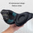 3D Contoured Silk Sleep Mask Memory Foam Eye Cover Breathable Blackout for Travel Relaxation - 2