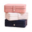 Double Layer Jewelry Box Portable Ring Necklace Earrings Organizer PU Leather Storage Case - Navy Blue - 5