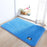 60x90cm Home Bathroom Floor Mat Soft Microfiber Water Absorbent Non Slip Rug - Blue - 2