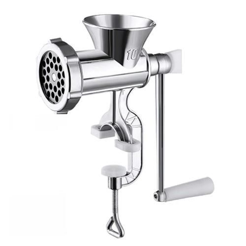 Manual Meat Grinder 10# Large Size Sausage Maker Multifunction Aluminum Alloy Kitchen Tool (No FDA Certification) - 1