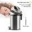 5L Round Stainless Steel Garbage Can Home Hotel Office Stylish Waste Container with Pedal - White - 3