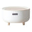 Mini Desktop Trash Can Push-Top Waste Bin 2L Round Student Dormitory Bedside Desk Storage Bucket - 1