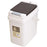 7L Tea Waste Bin PP Filtration Bucket Tealeaves Sanitary Container with Lid / Handle - 1