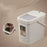 7L Tea Waste Bin PP Filtration Bucket Tealeaves Sanitary Container with Lid / Handle - 3