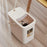 7L Tea Waste Bin PP Filtration Bucket Tealeaves Sanitary Container with Lid / Handle - 4